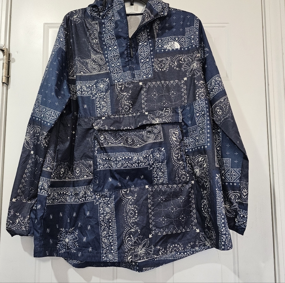 The North Face Printed Fanorak Pullover Jacket Size Large